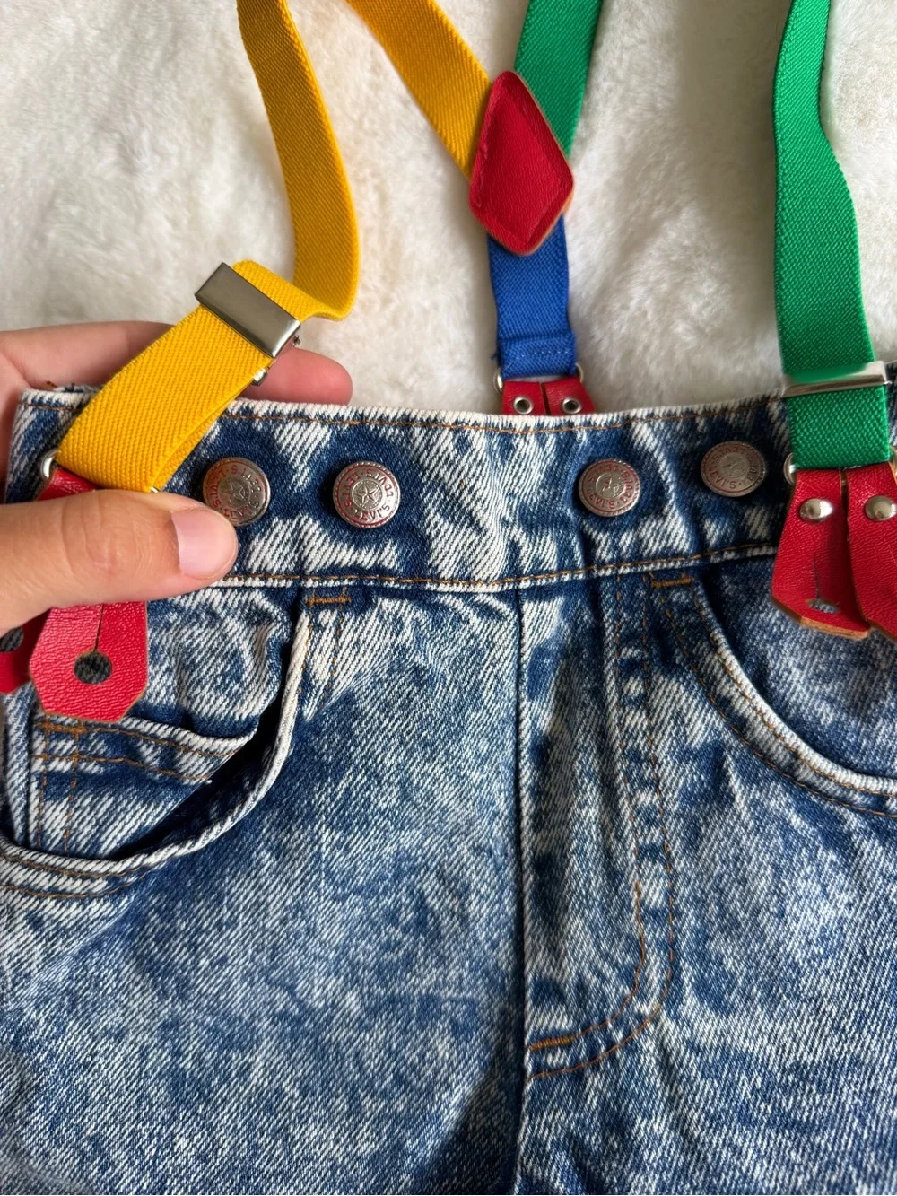 Vintage Little Levi’s Orange Tab USA Jeans 9 Months